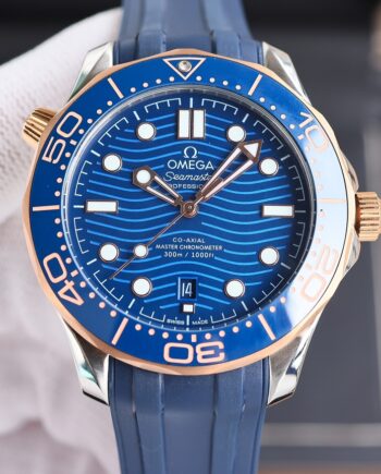 Seamaster Diver Co‑Axial Master Chronometer 42mm Blue & Gold