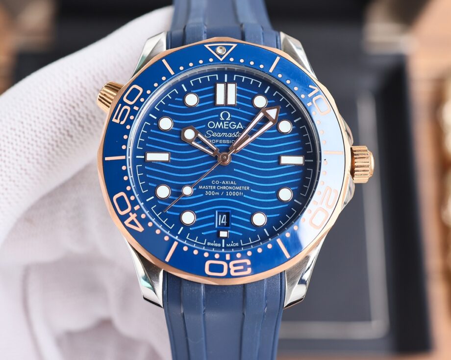Seamaster Diver Co‑Axial Master Chronometer 42mm Blue & Gold